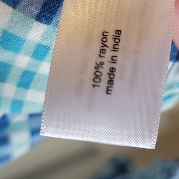 Lane Bryant Blue Plaid Buttoned Blouse - Picture 16 of 16